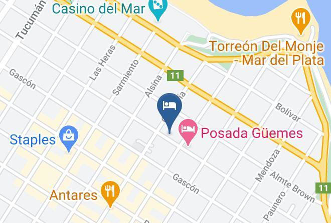General Pueyrredon Partido - Hotel Calash Maps
