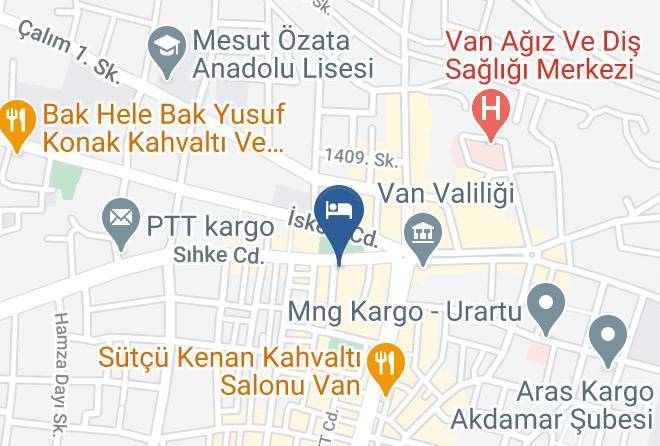 Ipekyolu - Otel Yeni Caldiran Maps