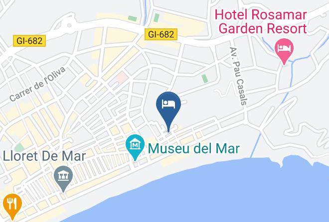 Girona - Hotel Caleta Maps