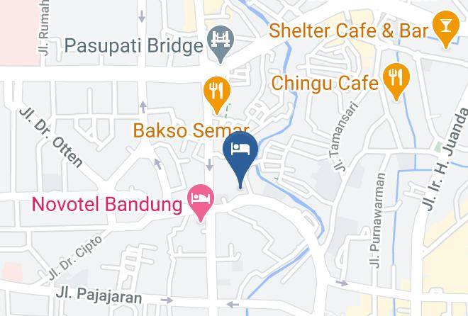 Bandung - Hotel California Maps