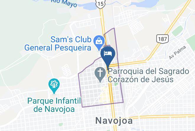 Navojoa - Hotel California Maps