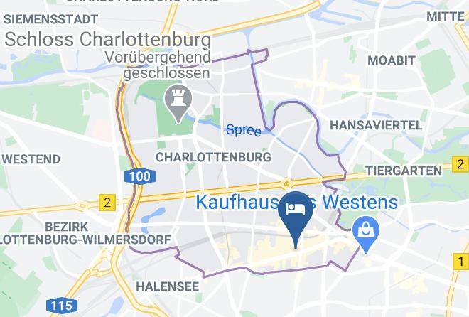 Stadt Berlin - Hotel California Am Kurfurstendamm Maps