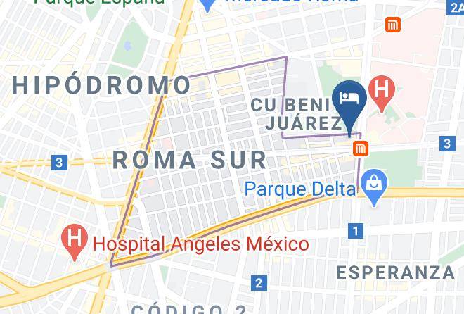 Cuauhtemoc - Hotel California Maps