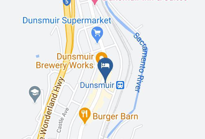 Siskiyou - Hotel California Dunsmuir Maps