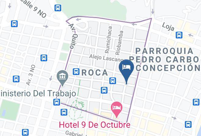Guayaquil - Hotel California Maps