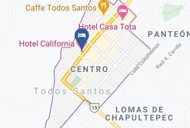 La Paz - Hotel California Maps