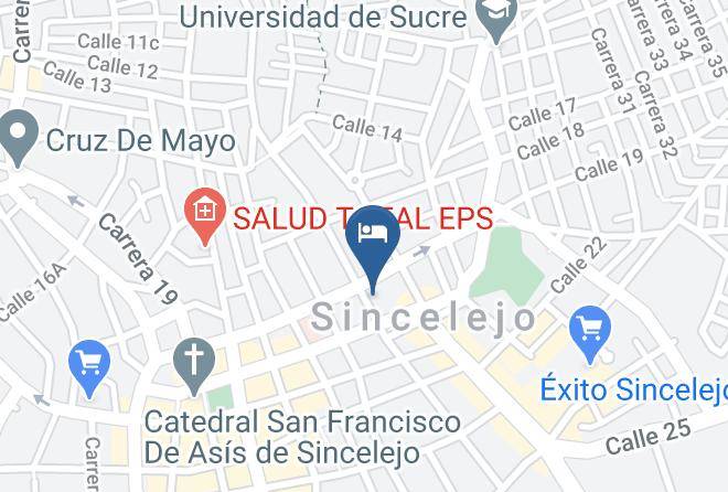 Sincelejo - Hotel California Maps