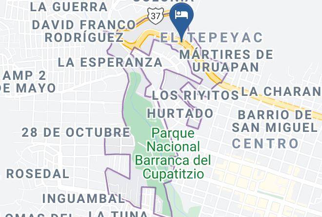 Uruapan - Hotel California Uruapan Maps