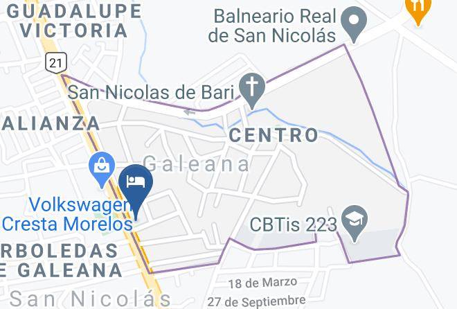 Zacatepec - Hotel California Maps