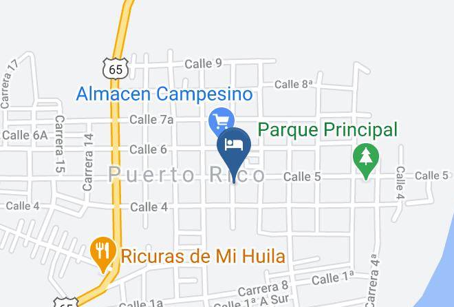 Puerto Rico - Hotel Calima De Puerto Rico Maps