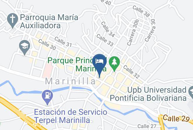 Marinilla - Hotel Calipso Maps