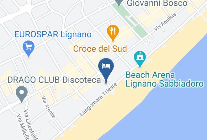 Udine - Hotel Calipso Maps