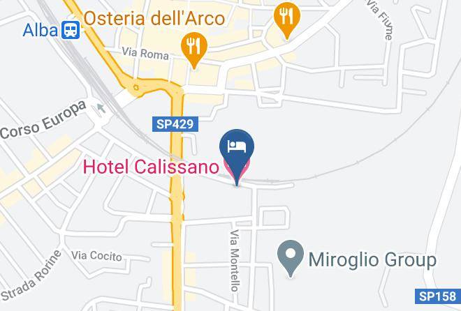 Cuneo - Hotel Calissano Maps