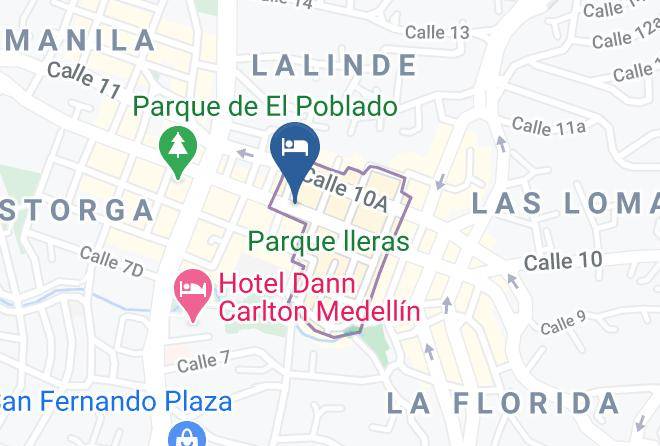 Medellin - Hotel Calle 10 Express Maps