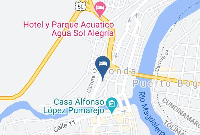 Honda - Hotel Calle Real Honda Maps