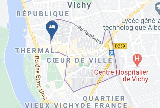 Allier - Hotel Callou Maps