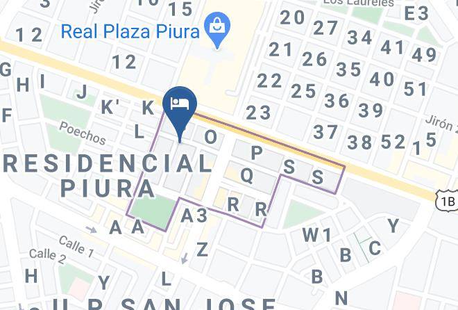 Piura - Hotel Calmelia Maps