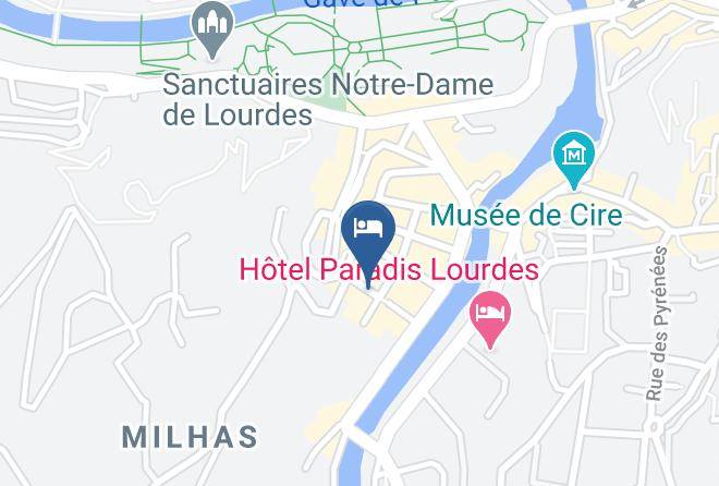 Hautes Pyrenees - Hotel Calvaire Maps