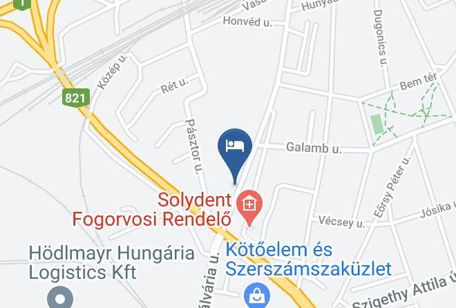 Gyor - Hotel Calvary Maps