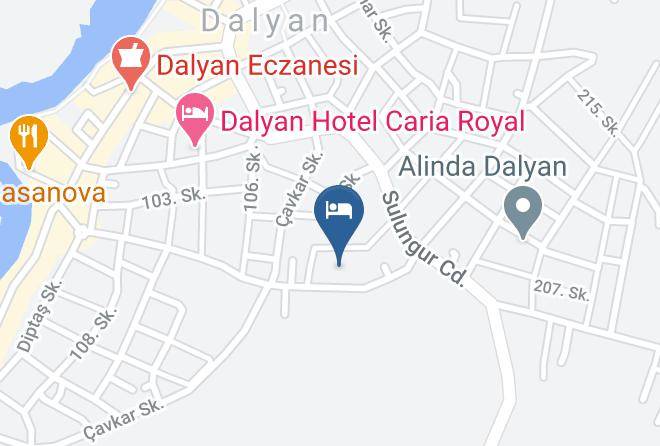 Ortaca - Hotel Calypso Cozy Maps