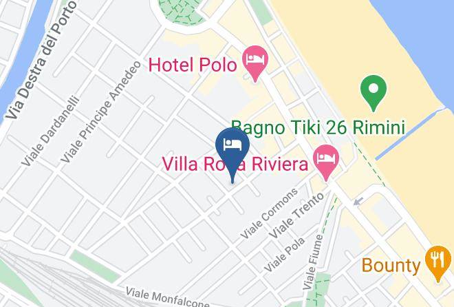 Rimini - Hotel Calypso Rimini Maps