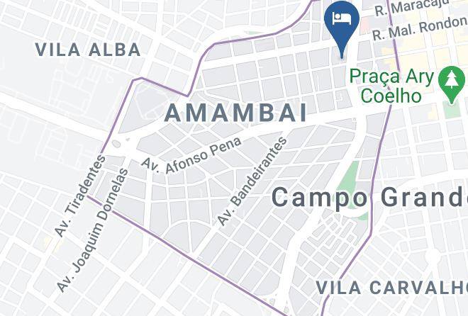 Campo Grande - Hotel Camargo Maps