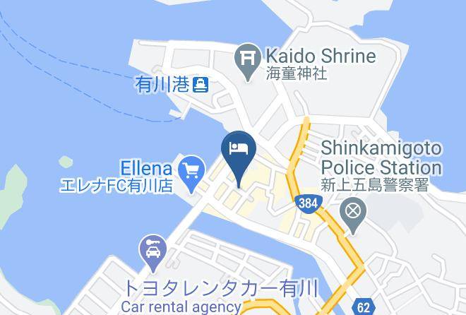 Shinkamigoto Townminamimatsuura District - Hotel Camellia Maps