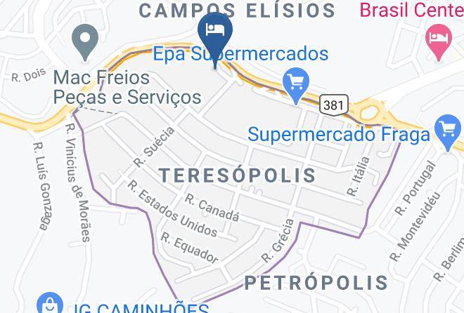 Joao Monlevade - Hotel Recanto Al Facilities Maps
