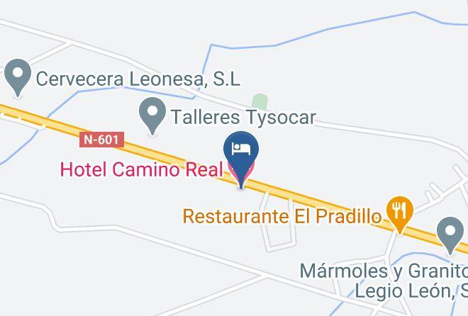 Leon - Hotel Camino Real Maps