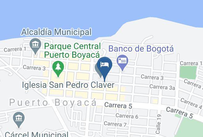 Hotel Camino Real Map - Boyaca - Puerto Boyaca