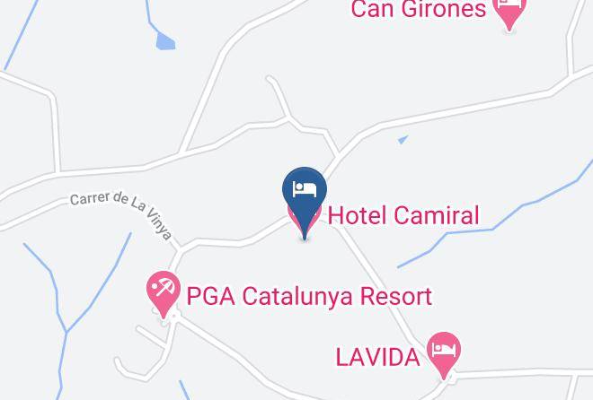 Girona - Hotel Camiral Maps