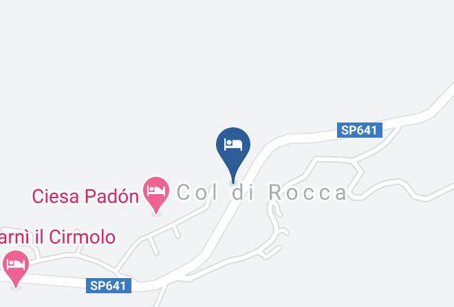 Belluno - Albergo Camoscio Maps
