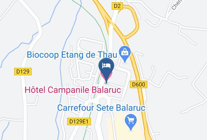Herault - Hotel Campanile Sete Balaruc Maps