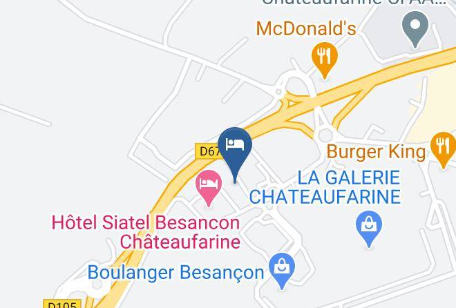 Doubs - Hotel Campanile Besancon Chateaufarine Maps