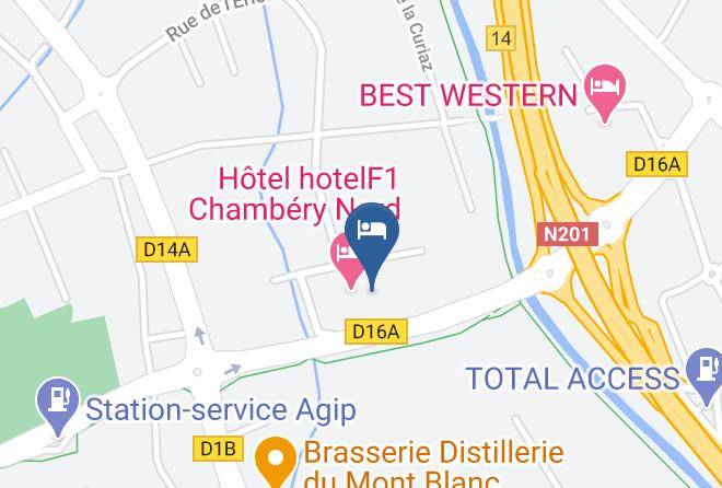 Savoie - Hotel Restaurant Campanile Chambery Maps