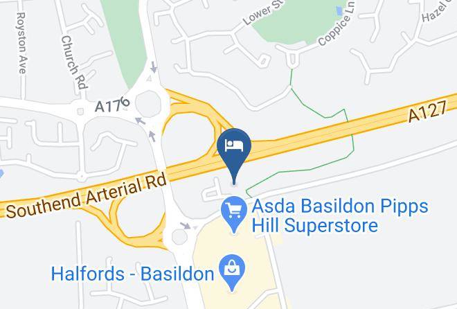 Essex - Hotel Campanile Basildon East Maps