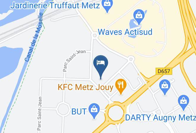 Moselle - Hotel Campanile Metz Sud Jouy Aux Arches Maps