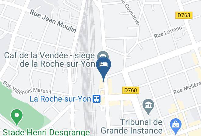 Vendee - Hotel Campanile La Roche Sur Yon Maps