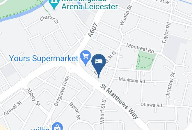 Leicester City - Hotel Campanile Leicester Maps