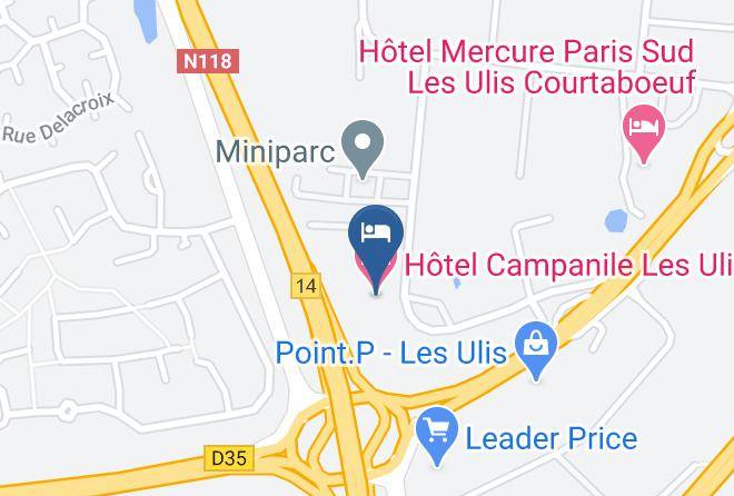 Essonne - Hotel Campanile Les Ulis Maps