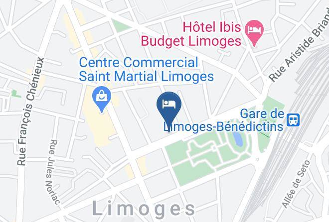 Haute Vienne - Hotel Campanile Limoges Centre Gare Maps