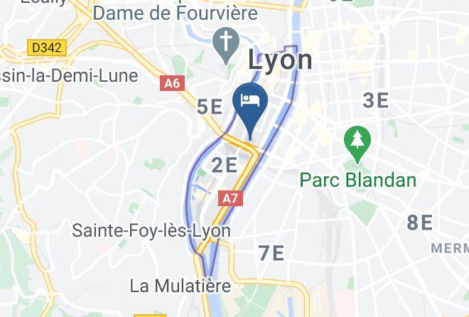 Rhone - Hotel Campanile Lyon Centre Gare Perrache Confluence Maps