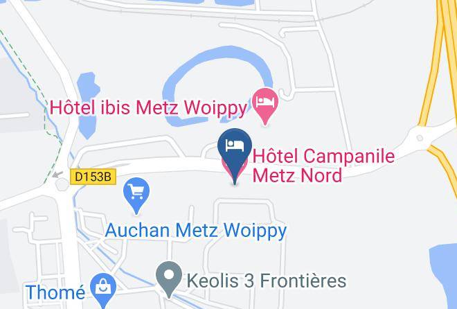 Moselle - Hotel Campanile Metz Nord Maps
