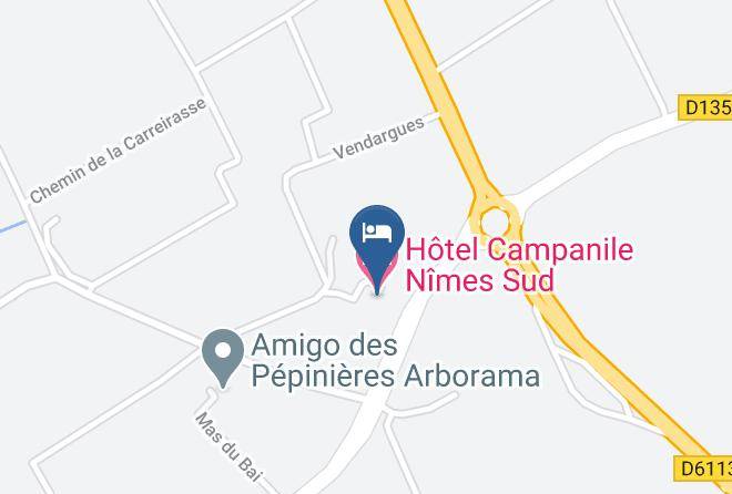 Gard - Hotel Campanile Nimes Sud Maps