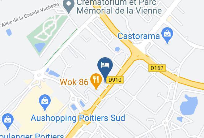 Vienne - Hotel Campanile Poitiers Sud Aeroport Maps