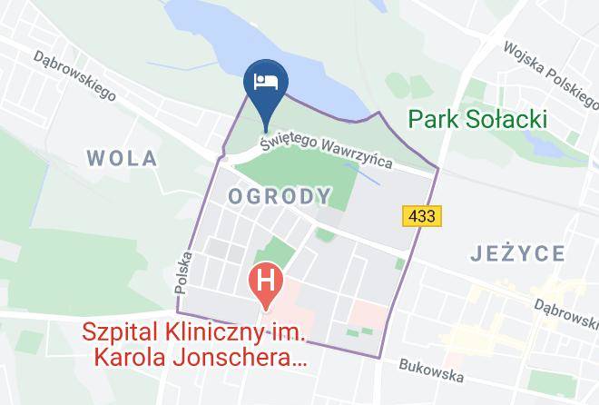 Hotel Campanile Poznan Map