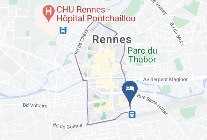 Hotel Campanile Rennes Centre Gare Map