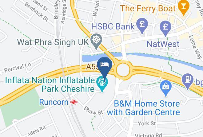 Hotel Campanile Runcorn Map