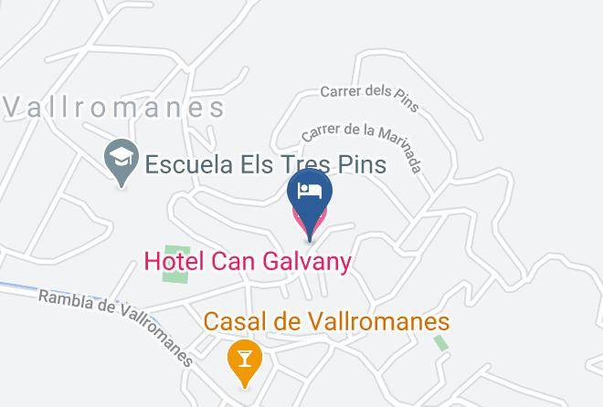 Barcelona - Hotel Can Galvany Maps