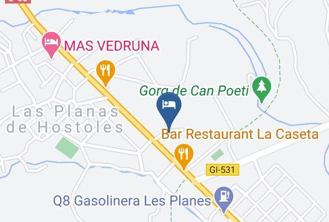 Girona - Hotel Can Garay Maps